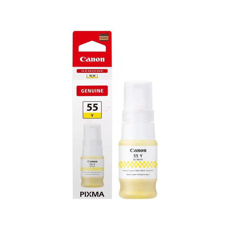 Canon 55 - Flacon d'encre original GI-55, 6291C001 - Yellow