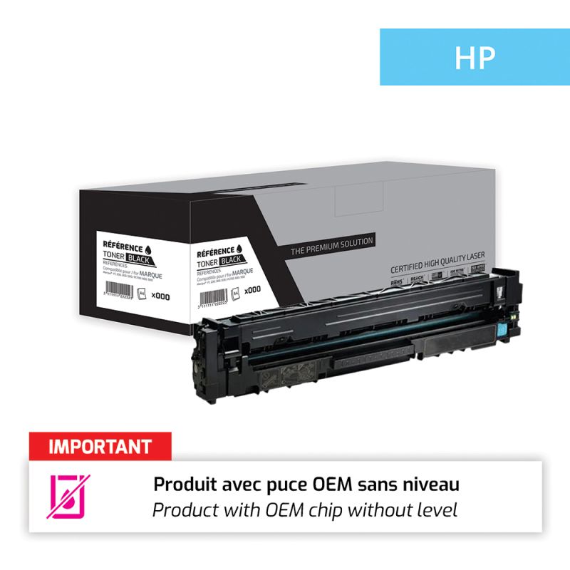 Hp 216A - Toner puce OEM équivalent à W2410A, 216A - Black