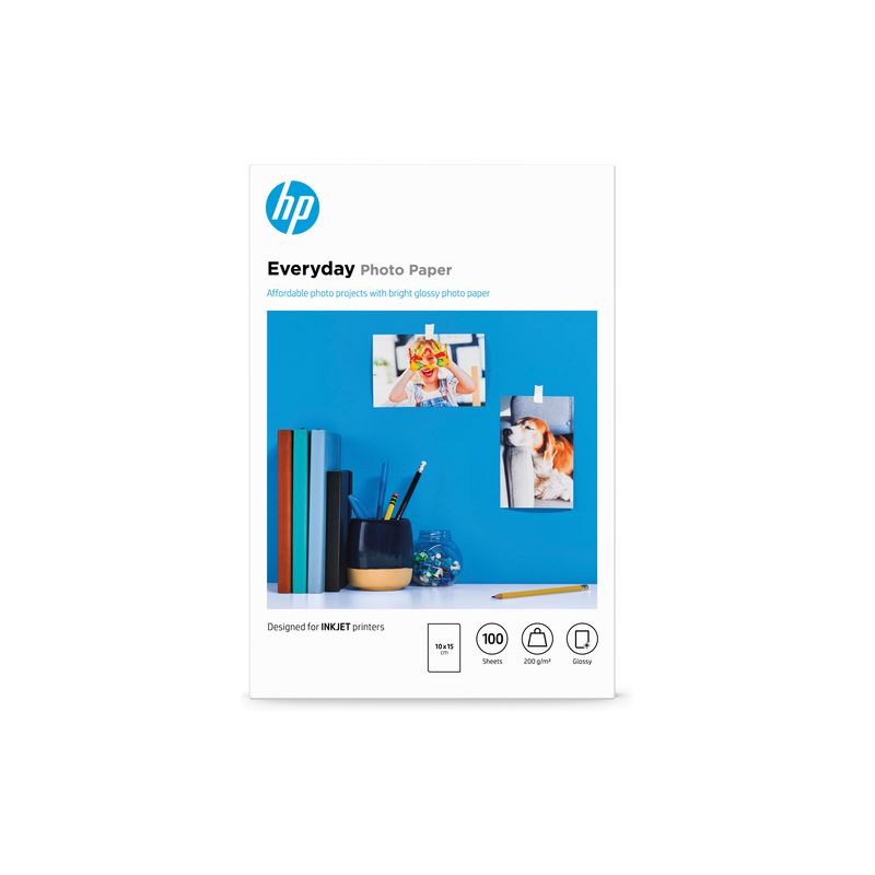 Hp - Papier A6 brillant 200g/m2 original 100 feuilles - Hp CR757A