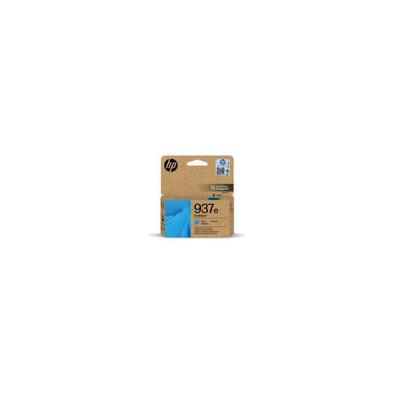 Hp 937 - cartuccia a getto d’inchiostro originale EVOMORE 4S6W6NE - Cyan