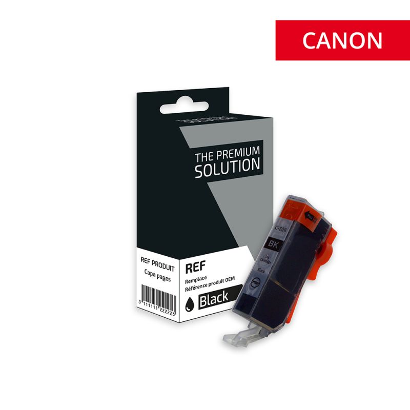 Canon 526 - Cartucho de inyección de tinta equivalente a CLI-526BK, 4540B001 - Negro foto