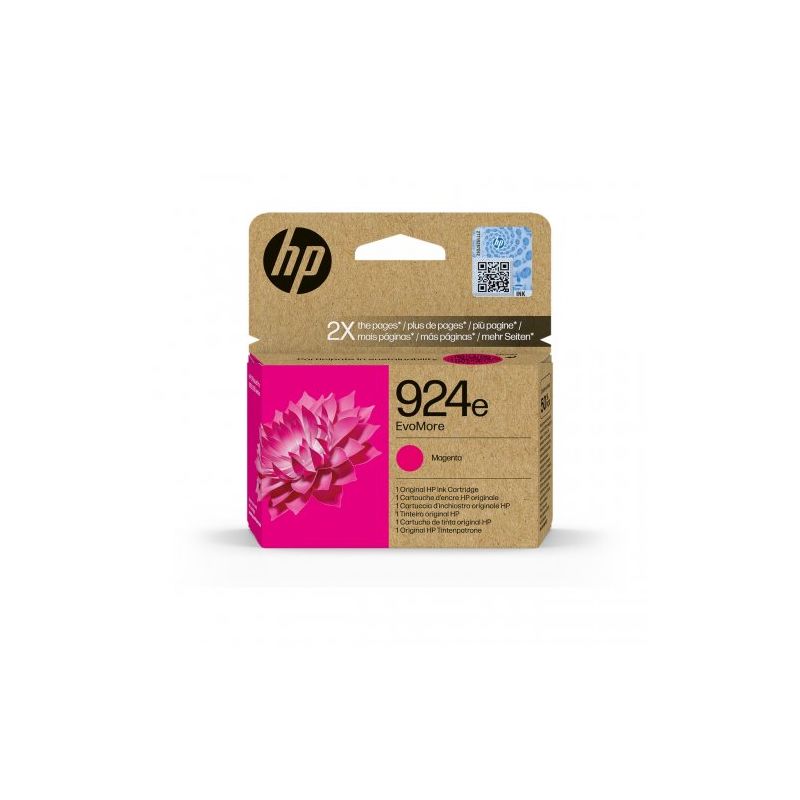 hp H924E - Cartucho de inyección de tinta original 4K0U8NE - Magenta