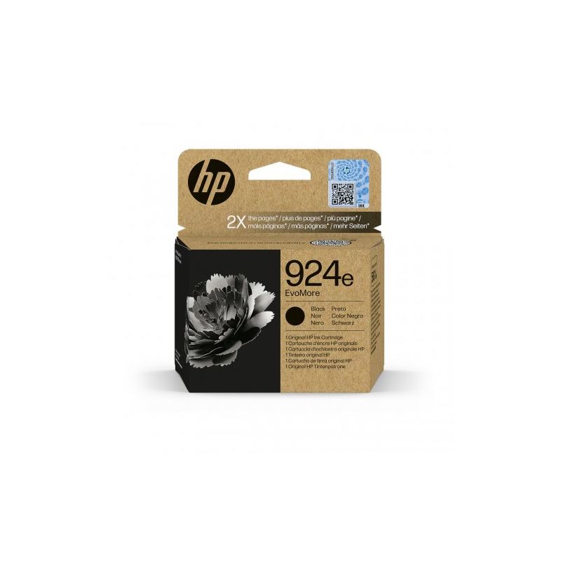 hp H924E - Cartucho de inyección de tinta original 4K0V0NE - Black