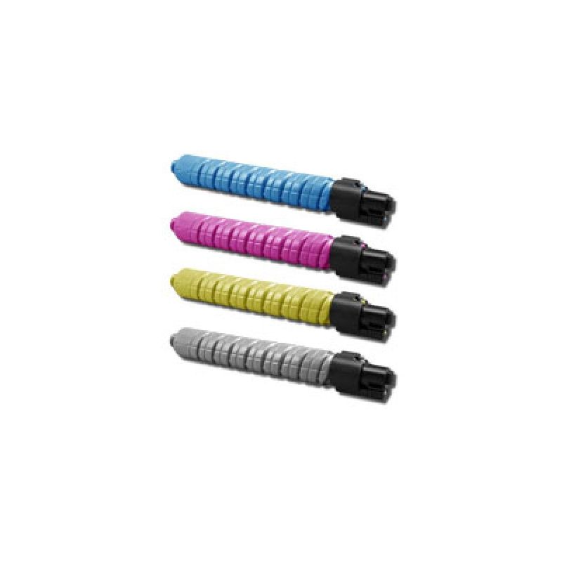 Ricoh 306 - Pack x4 compatible Toners 842095, 842096, 842097, 842098 - Black Cyan Magenta Yellow