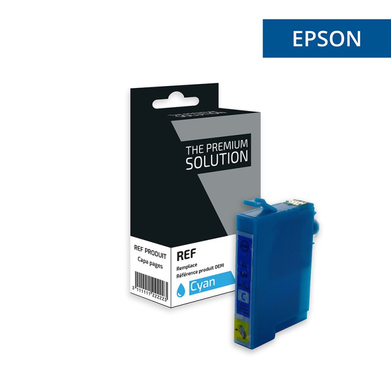 Epson 1002 - cartouche jet d'encre équivalent à C13T10024010 - Cyan