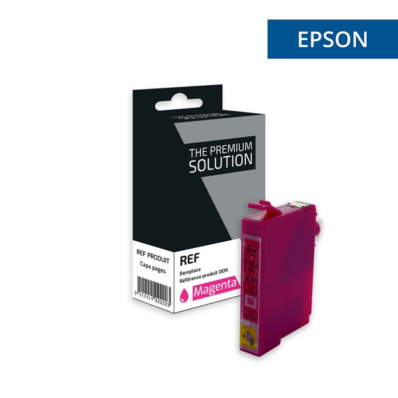 Epson 1813 - cartouche jet d'encre équivalent à C13T18134012 - Magenta