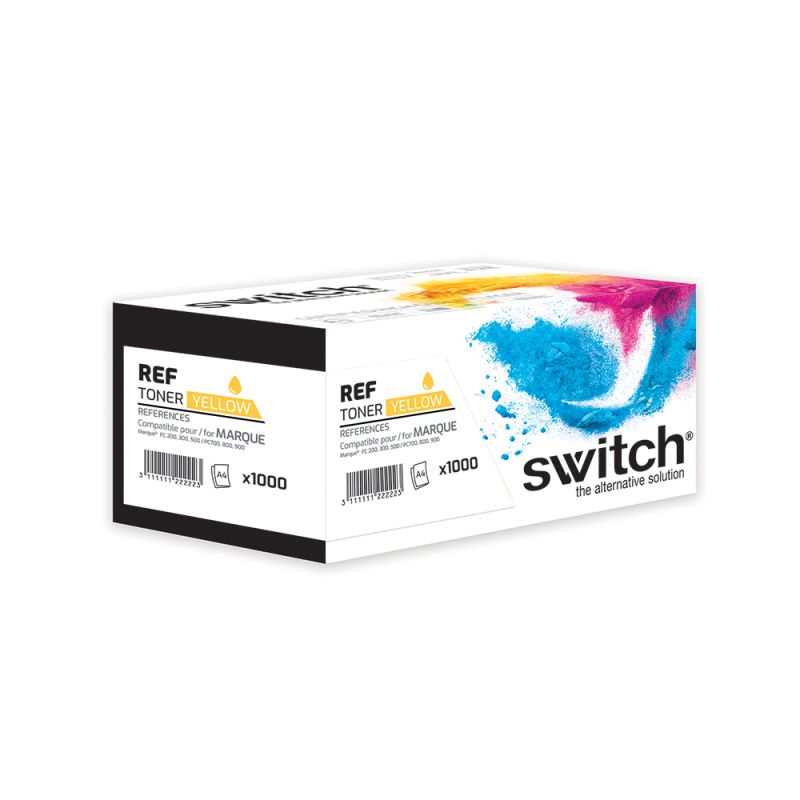 Toshiba FC338 - SWITCH Toner équivalent à TFC338EYR - Yellow