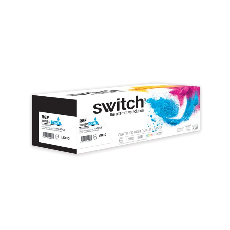 Lexmark 3220 - SWITCH Toner gleichwertig zu C3220C0 - Cyan