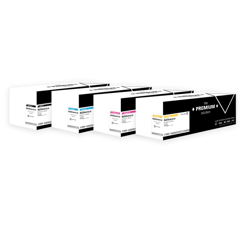 Lexmark X950 - Pack x4 Toner entspricht X950X2KG, X950X2CG, X950X2MG, X950X2YG - BCMY