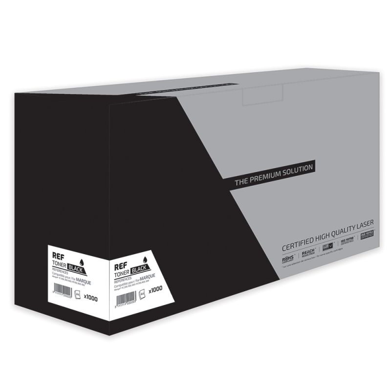 Hp 37X - Toner equivalente a CF237X, 37X - Nero