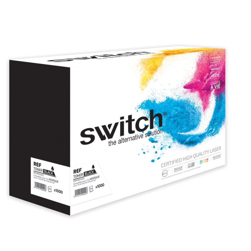 Hp 37X - SWITCH Toner équivalent à CF237X, 37X - Black