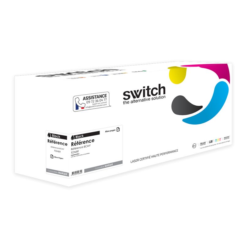 Kyocera 7300 - SWITCH Toner équivalent à 1T02P70NL0 - Black