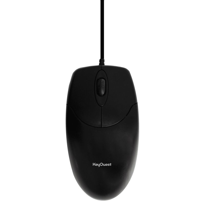 KEY OUEST OFFICE MOUSE WIRED BLACK