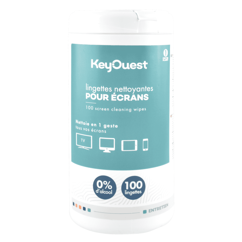 KEY OUEST LINGETTES NETTOYANTES POUR ÉCRAN