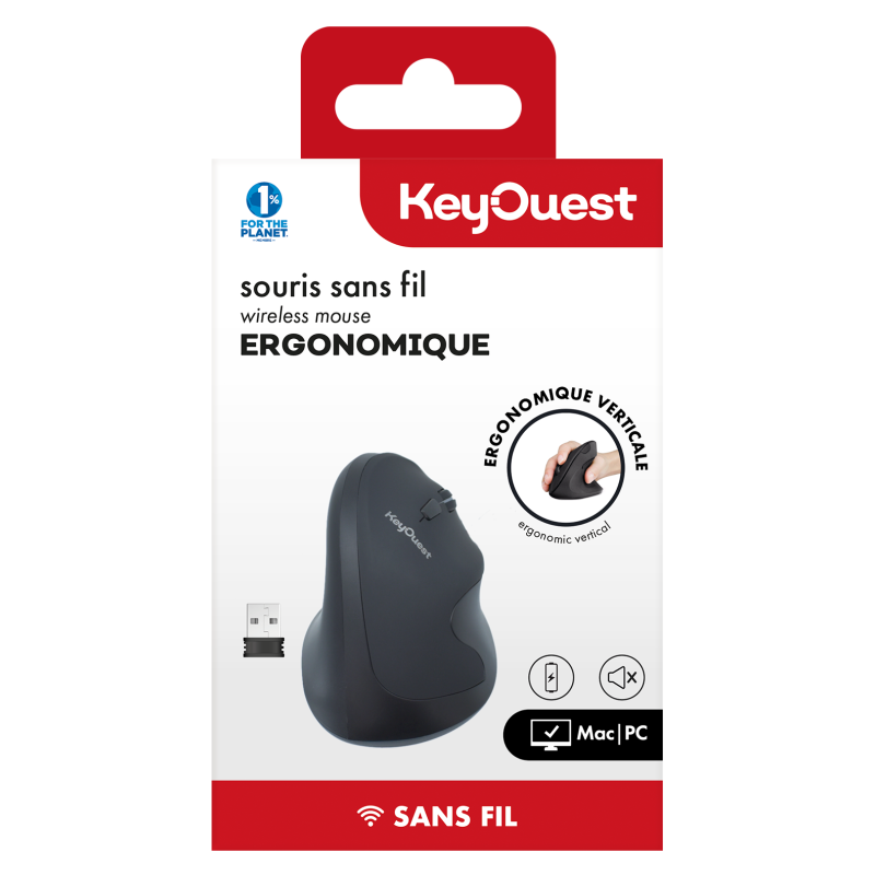 KEY OUEST WIRELESS ERGO CONFORT MOUSE