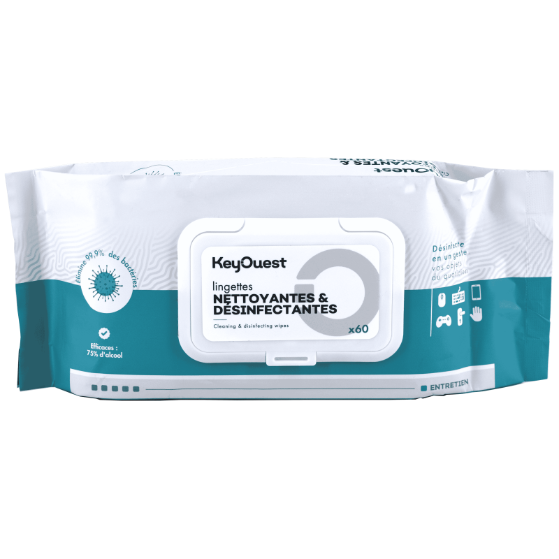KEY OUEST LINGETTES DESINFECTANTES x60