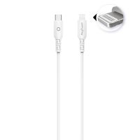 eKOgreen Cable reciclado USB-C/Lightning 3A / 60W - 1,20m - Blanco