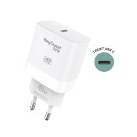eKOgreen recycled sector charger 1 USB-C port 20W - White
