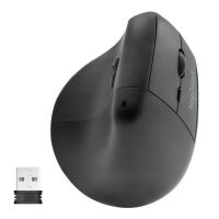 Mouse ergonomico senza fili riciclato eKOgreen - Nero