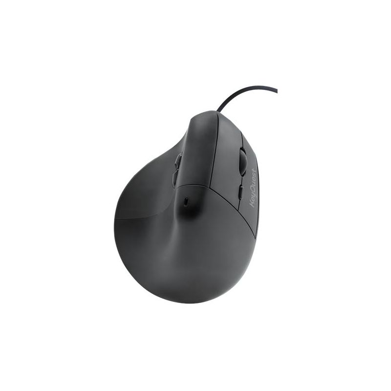 eKOgreen recycled Ergonomic Corded Mouse - 1,50m - Black