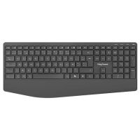 eKOgreen Teclado Confort Inalámbrico Reciclado - Negro