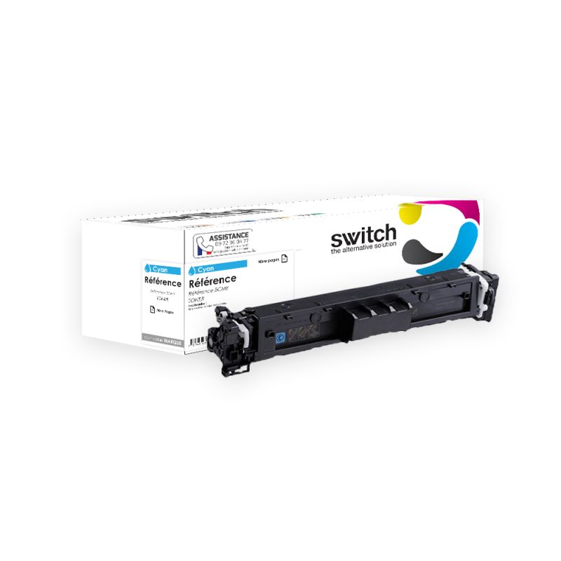 Canon T12 - SWITCH Toner compatibile, 5097C006 - Ciano