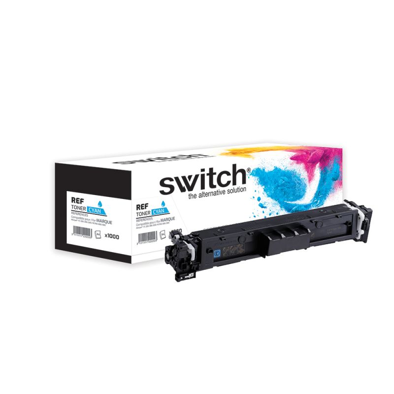 Canon T12 - SWITCH Toner équivalent à, 5097C006 - Cyan