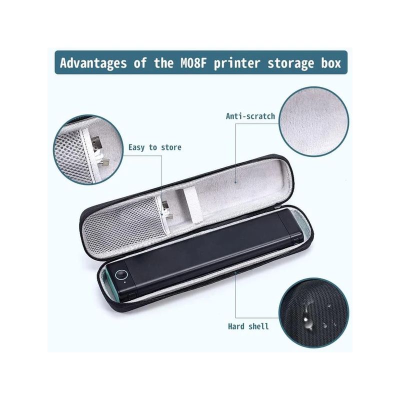 Housse de protection pour imprimante Thermique portable Phomemo M08F/P831 - Black