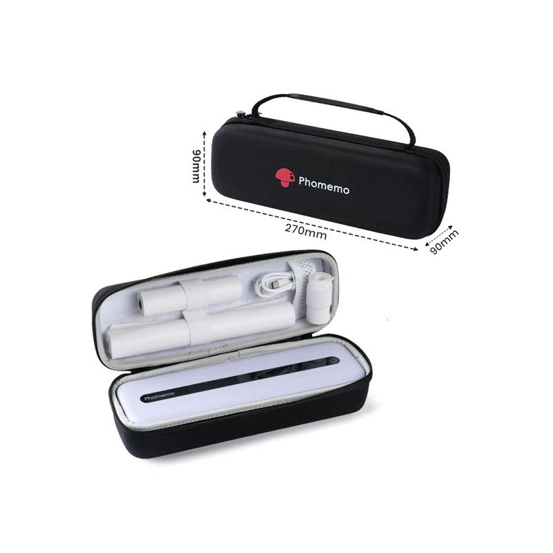 Housse de protection pour imprimante Thermique portable Phomemo M832 - Black