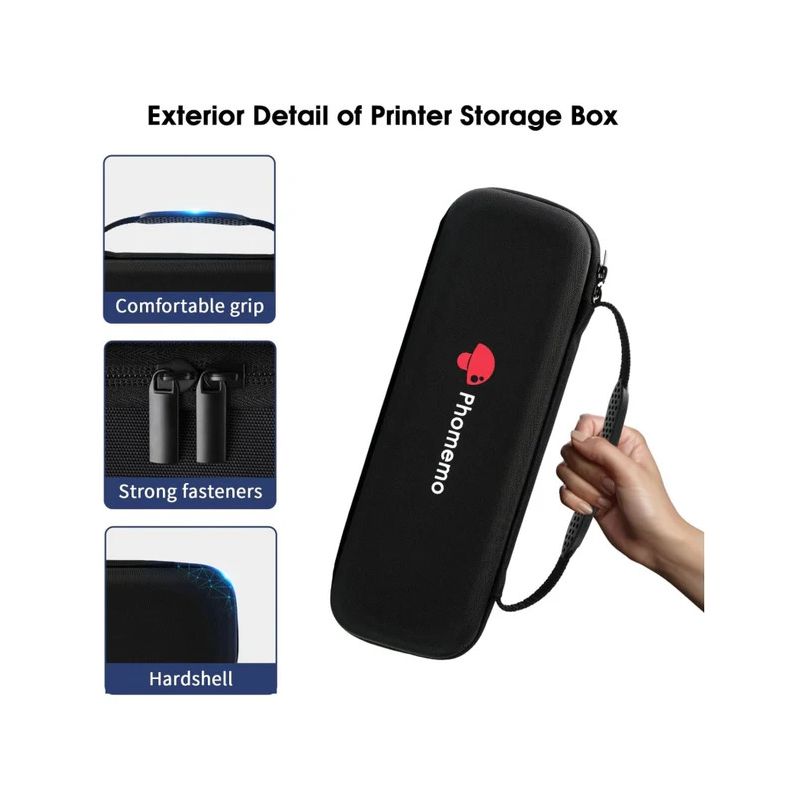Housse de protection pour imprimante Thermique portable Phomemo M832 - Black