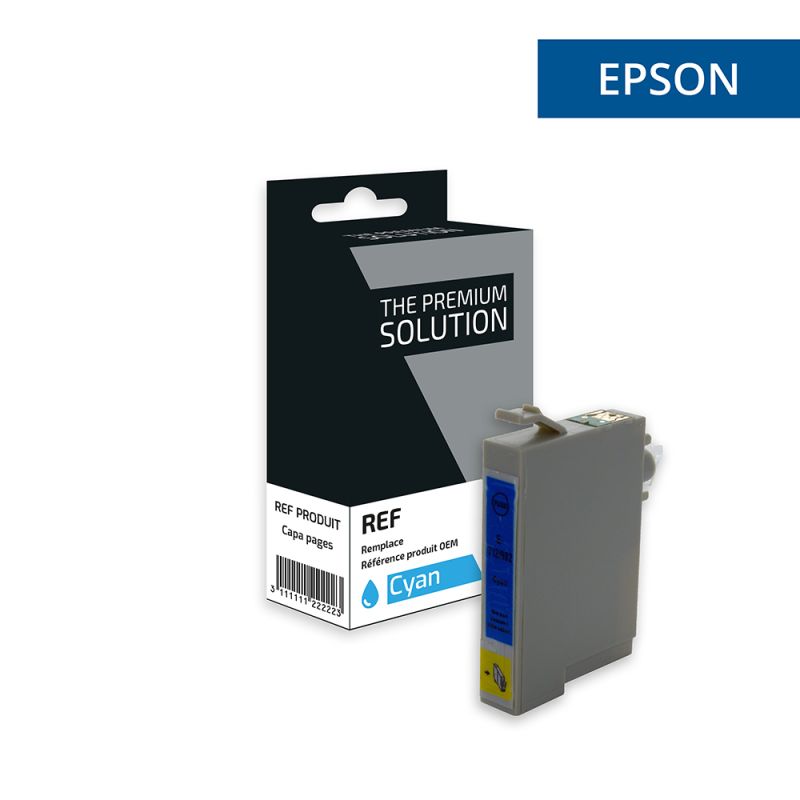 Epson T0712 - Tintenstrahlpatrone entspricht C13T07124011 - Cyan