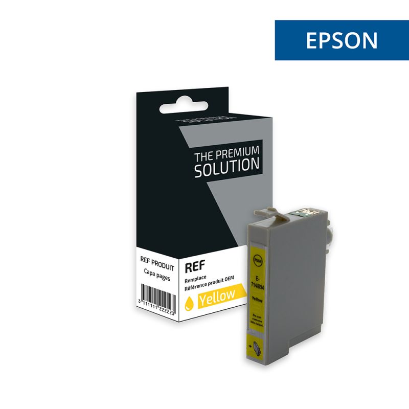 Epson T0714 - Tintenstrahlpatrone entspricht C13T07144011 - Yellow