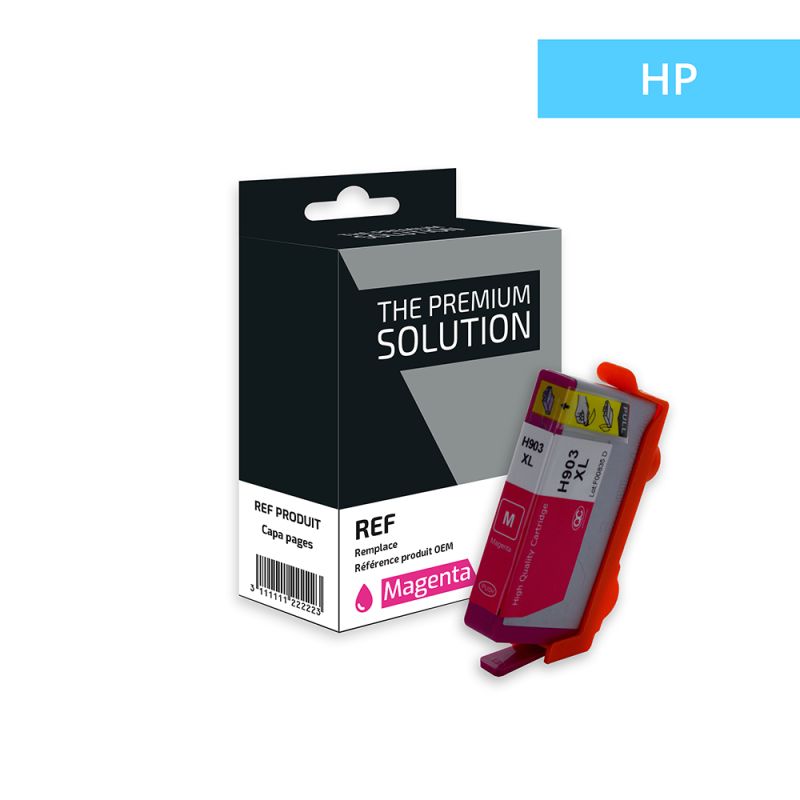 Hp 903XL - cartuccia a getto d’inchiostro compatibile con T6M07AE - Magenta