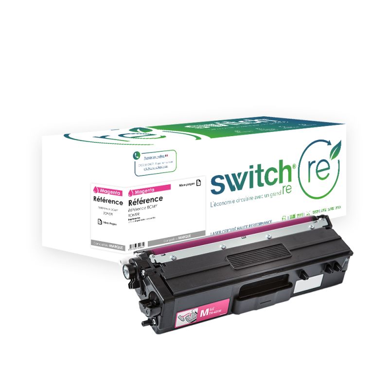 Brother TN-421 - SWITCH RE Toner Reman equivalent to TN-421 - Magenta