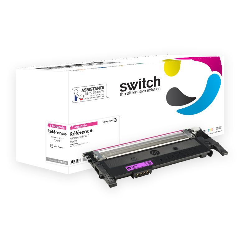 Hp 117X - SWITCH Toner équivalent à W2073X, 117X - Magenta