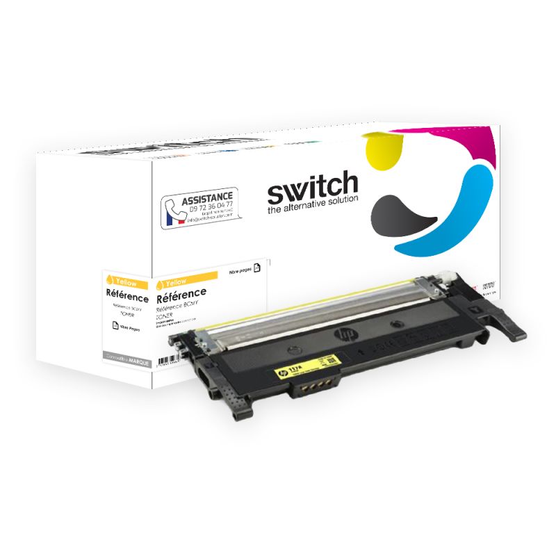Hp 117X - SWITCH W2072X, 117X compatible toner - Yellow