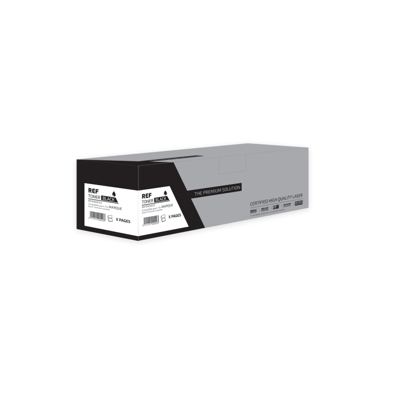 Lexmark 78C20 - Toner compatibile con 78C20K0 - Nero
