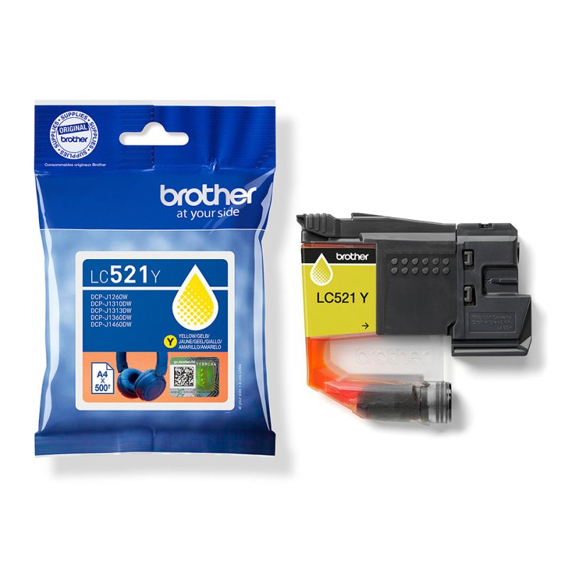 Brother 521 - Original LC521Y inkjet cartridge - Yellow