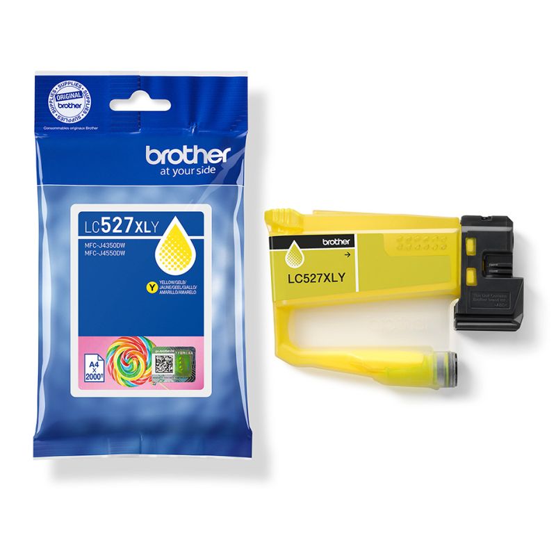 Brother 527XL - Cartucho de tinta original LC527XLY - Amarillo