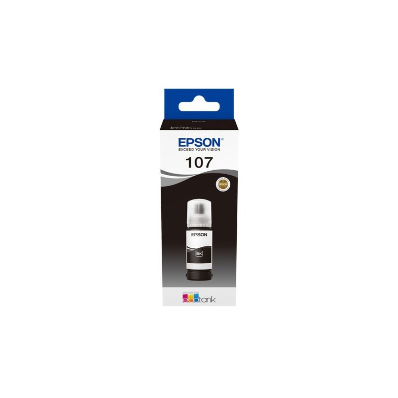 Epson 107 - Recarga de tinta original C13T09B140, 107 - Negro