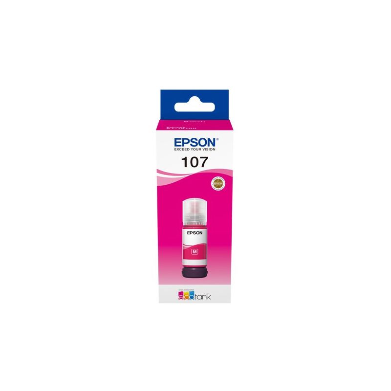 Epson 107 - Recarga de tinta original C13T09B340, 107 - Magenta