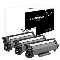 Brother TN-2510XXL - Pack x3 Tóner equivalente a TN-2510XXL - Negro