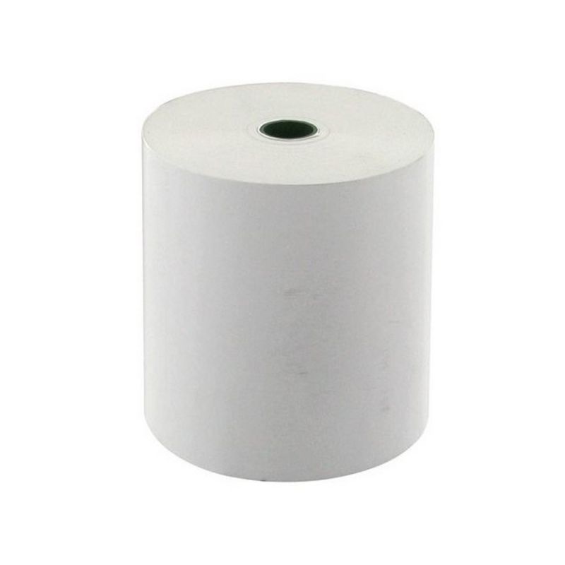 Set of 5 thermal paper rolls, 80x80x12mm, BPA-free, FSC certified, 74.2 meters, 55 grams