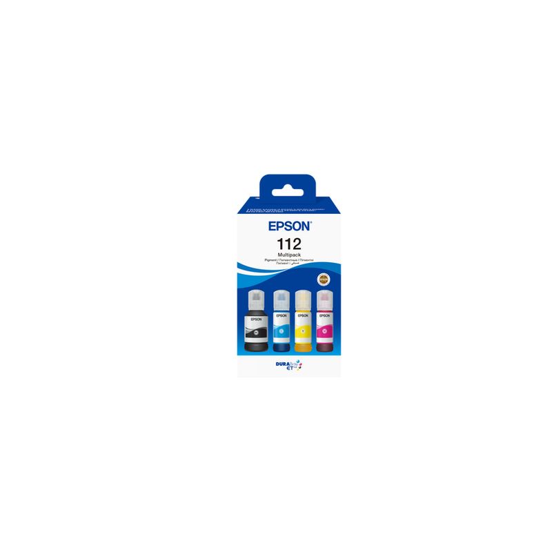 Epson 112 - Pack x 4 cartuchos de inyección de tinta original C13T06C64A - Negro Cian Magenta Amarillo