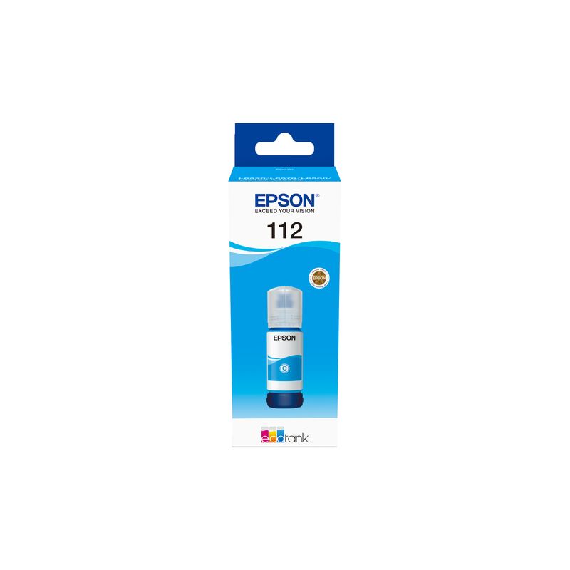 Epson 112 - Recharge d'encre original C13T06C24A - Cyan