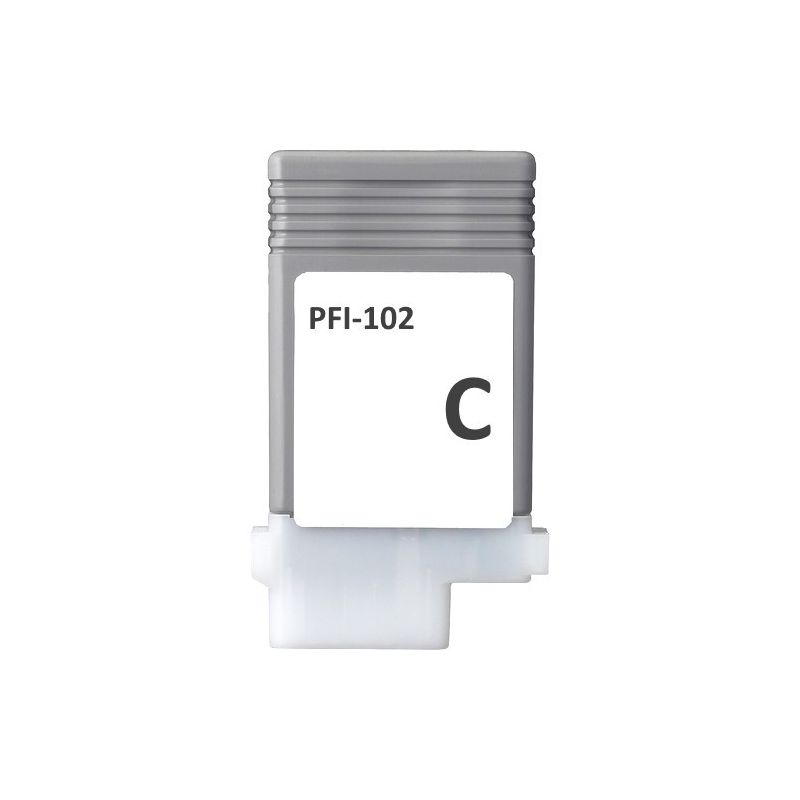 Canon PFI-102C - cartuccia a getto d’inchiostro compatibile con 0896B001, PFI102C - Ciano