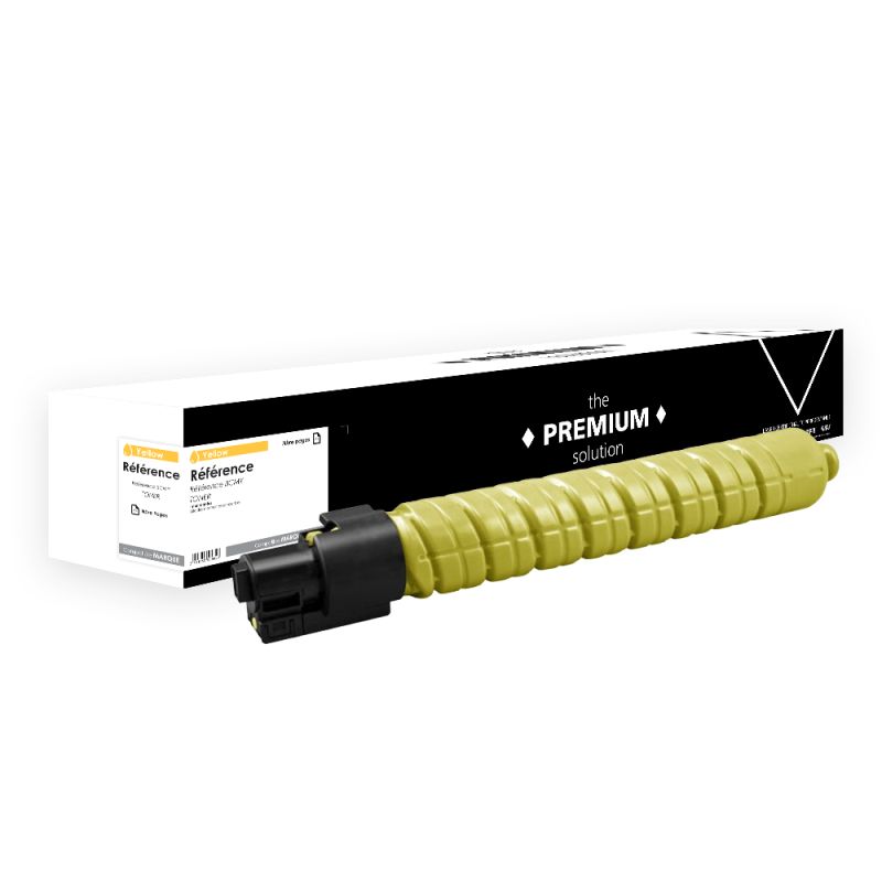 Ricoh 888641, 842031 - Tóner equivalente a 888641, 842031, 884947 - Amarillo