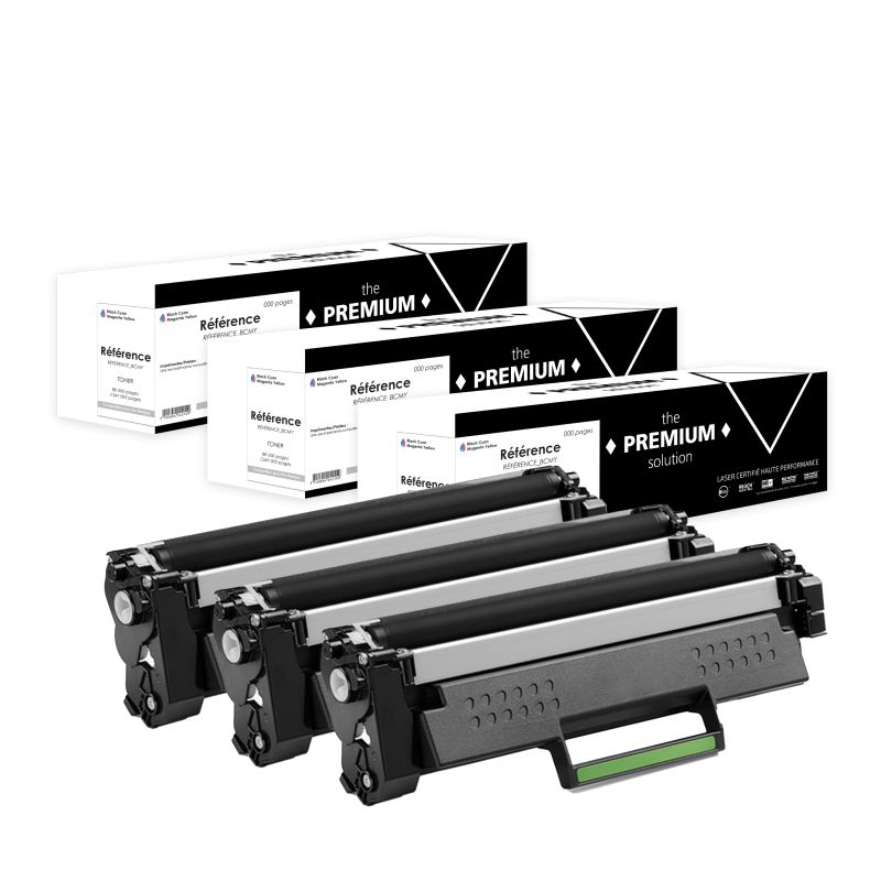 Brother 1150 - Pack de 3 tóneres equivalentes a TN-1150 - Negro