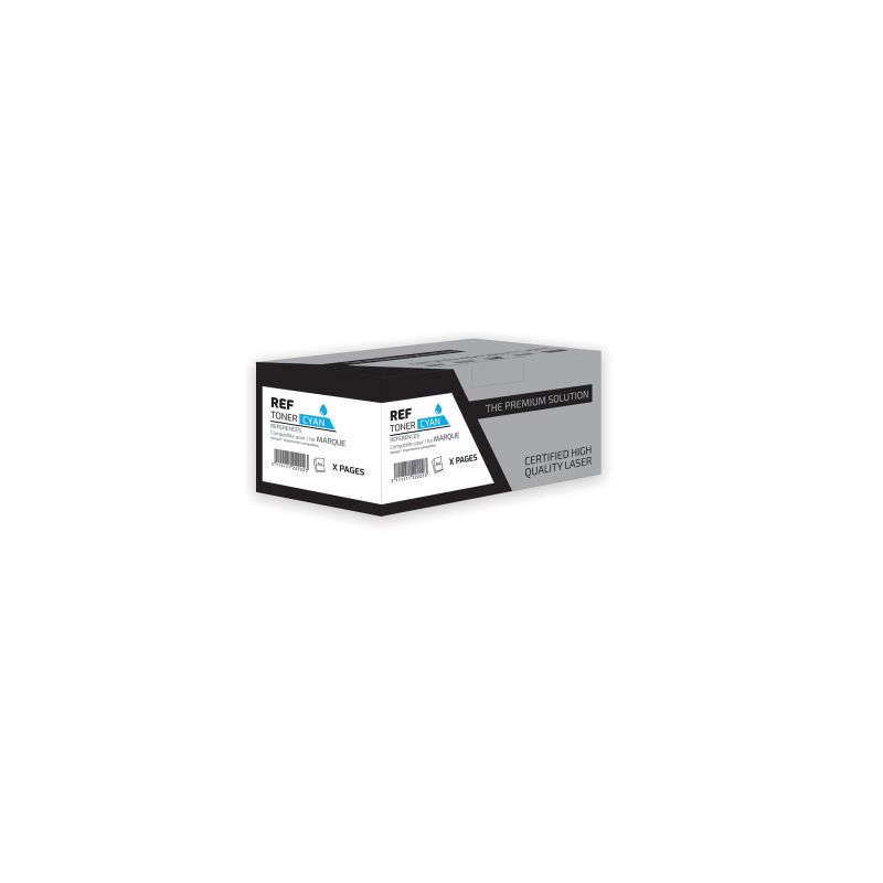 Lexmark CS510 - 702XC, 702XCO compatible toner - Cyan