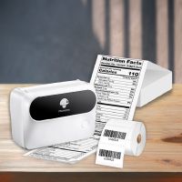 Phomemo M421 Bundle - (Mobiler Drucker weiß + Rlx Etikett 40x30 weiß + 475 Transit-Notizen)